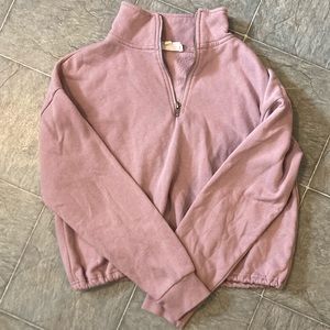 Pink cropped Sweatshirt, Pink Republic size medium in juniors from Kohls